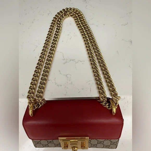 Gucci Padlock - Monogram canvas with Red & Pink accents - Picture 6 of 14